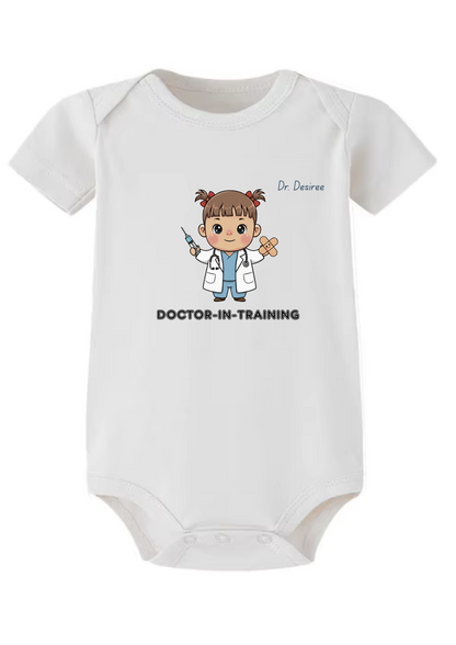 Doctor-in-Training Baby Onesie (Organic Cotton)