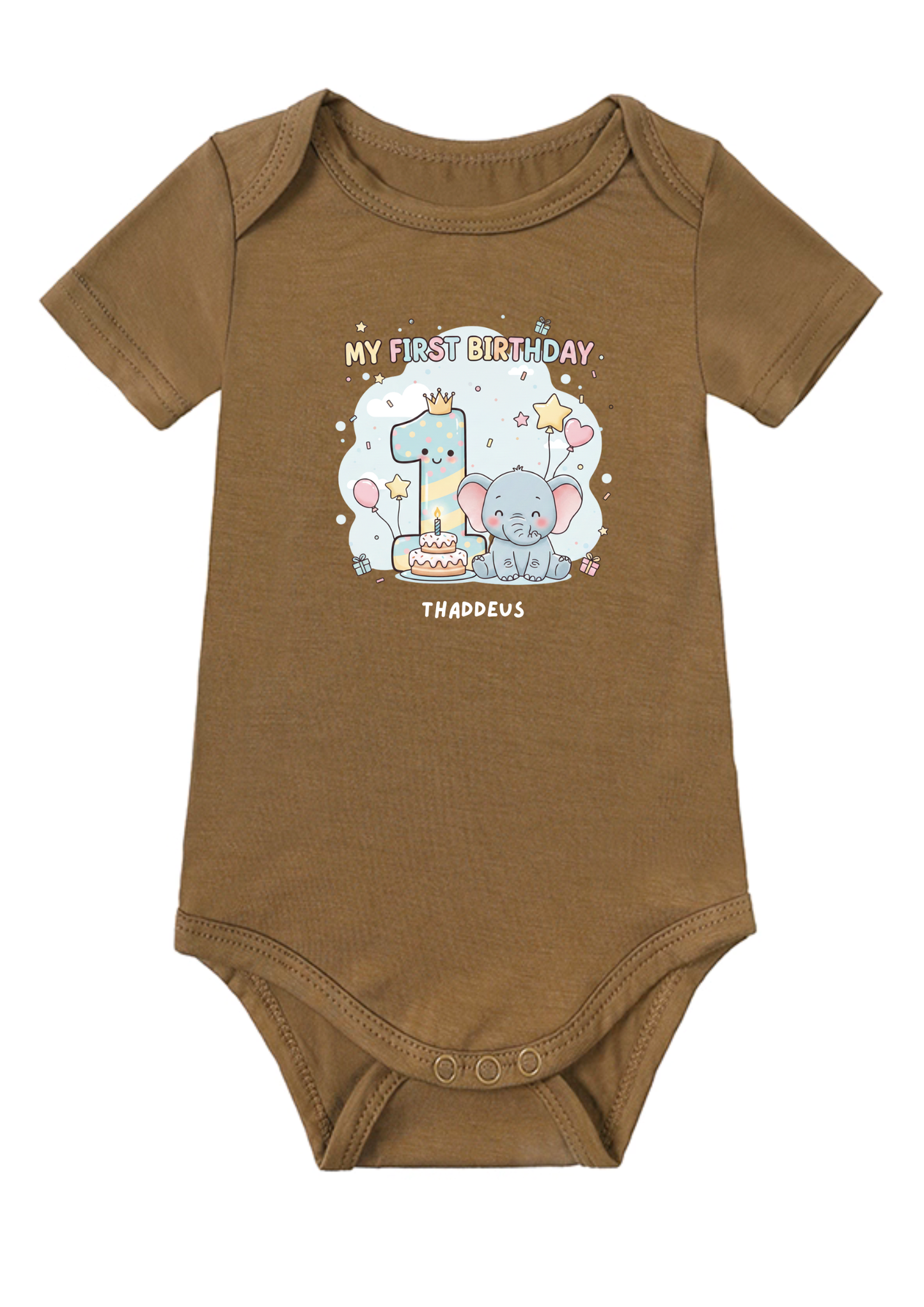 My First Birthday Baby Onesie