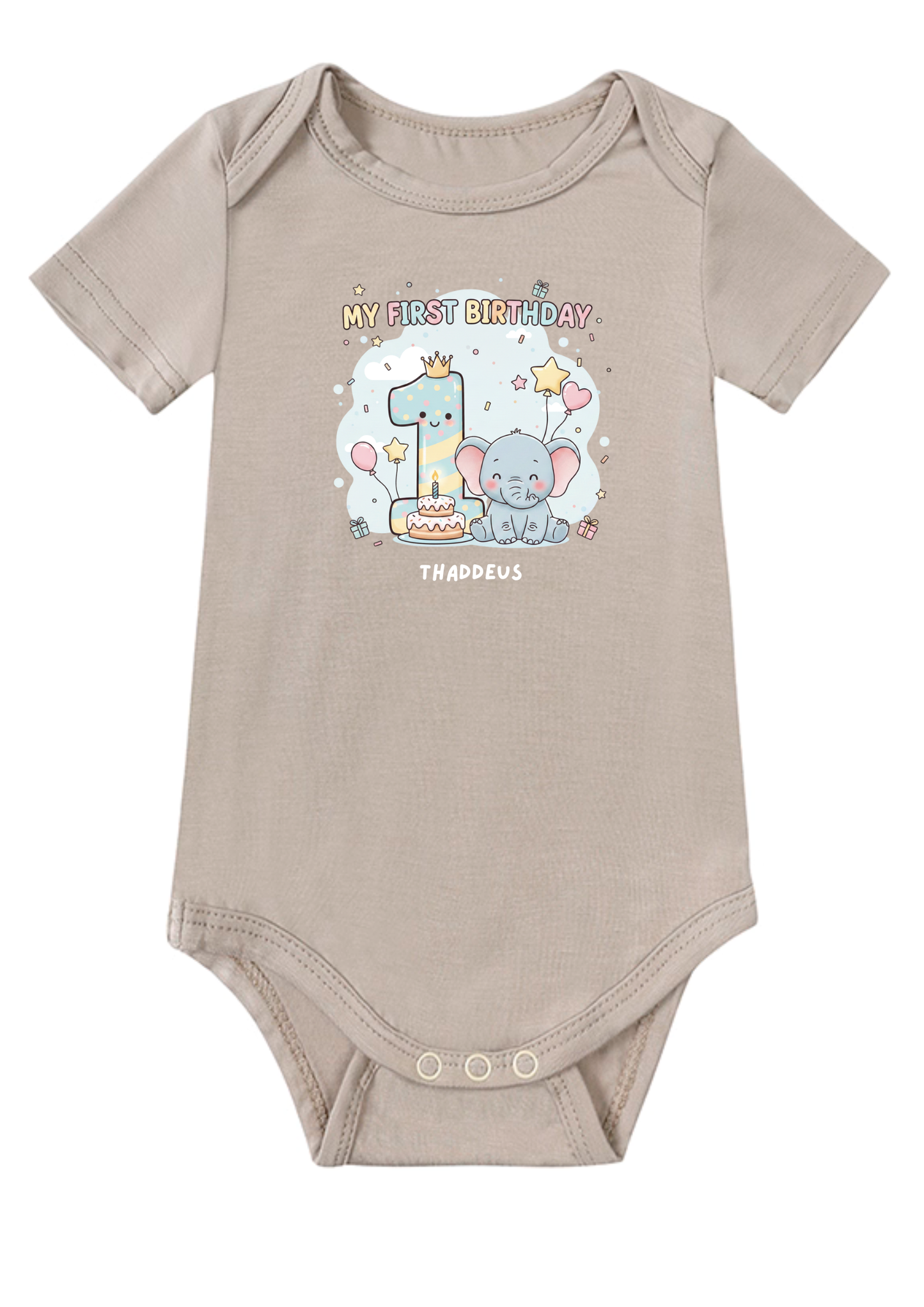 My First Birthday Baby Onesie