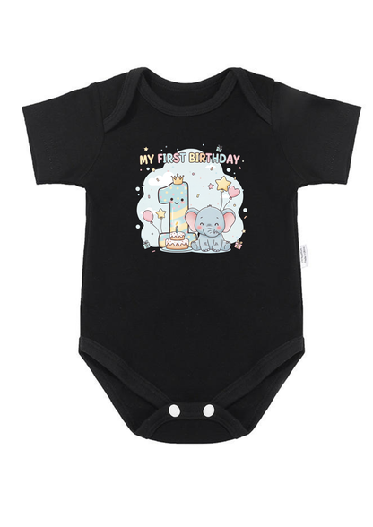 My First Birthday Baby Onesie