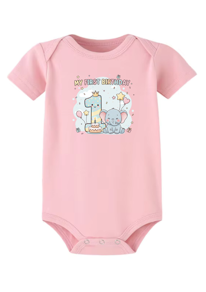 My First Birthday Baby Onesie