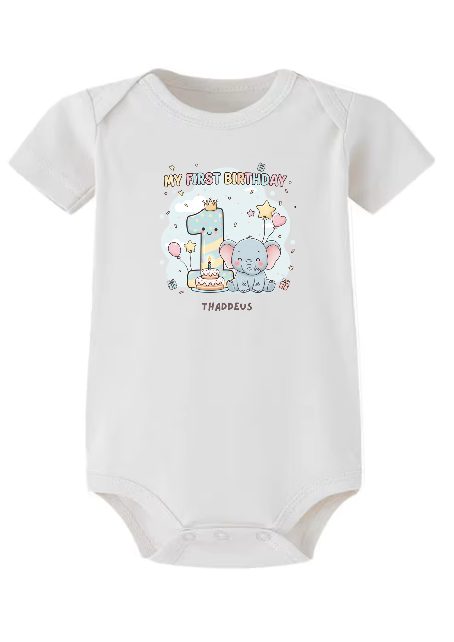My First Birthday Baby Onesie