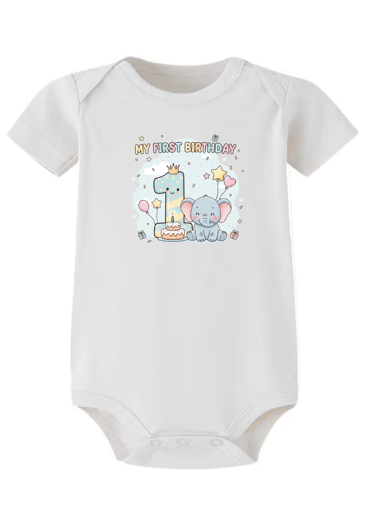 My First Birthday Baby Onesie