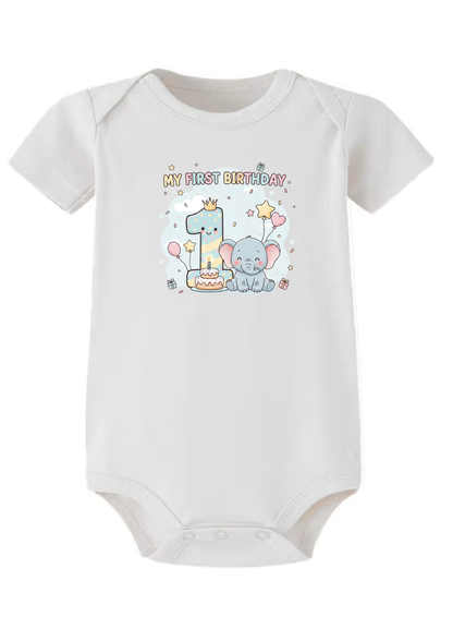 My First Birthday Baby Onesie