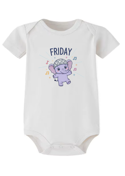 7 Days a Week Baby Onesie