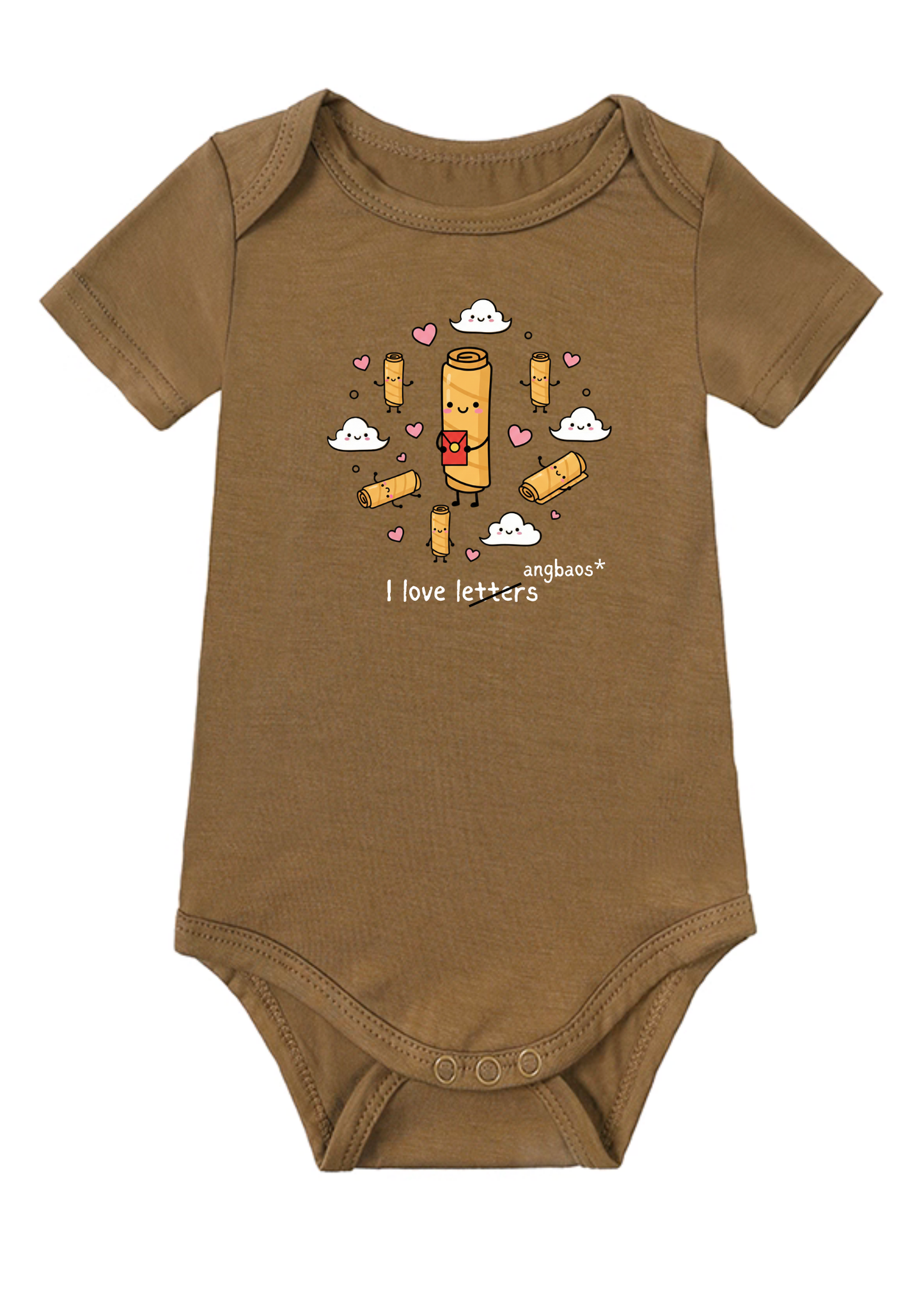 I Love Letters Baby Onesie