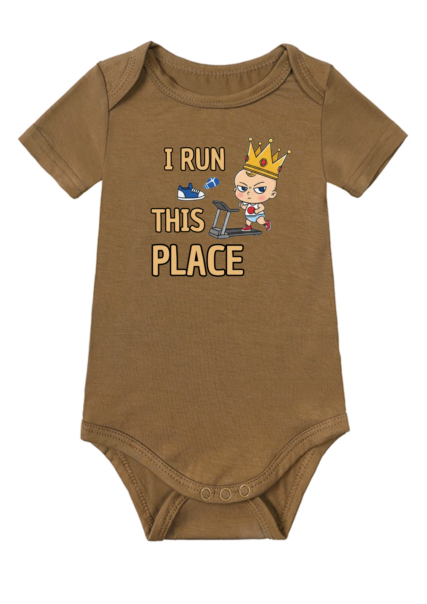 I Run This Place Baby Onesie