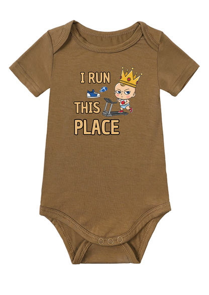 I Run This Place Baby Onesie