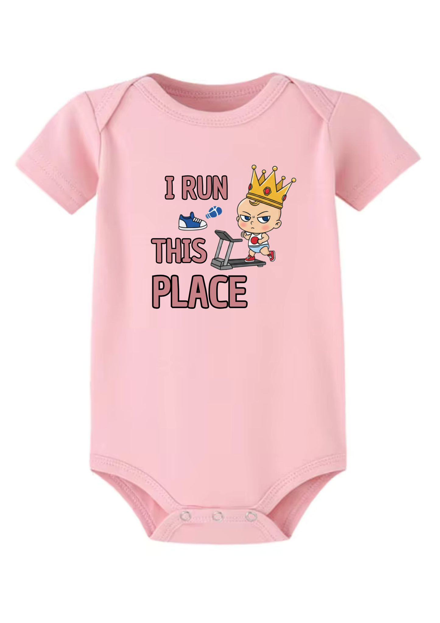 I Run This Place Baby Onesie