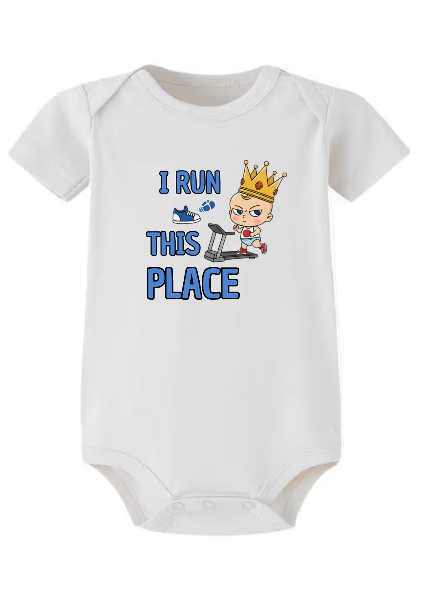 I Run This Place Baby Onesie