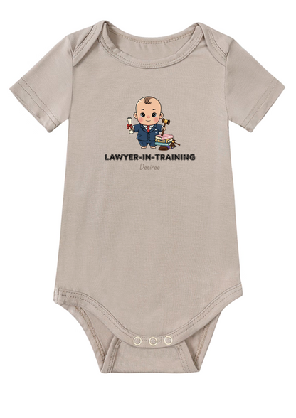 Lawyer-in-Training Onesie (Bamboo Cotton)