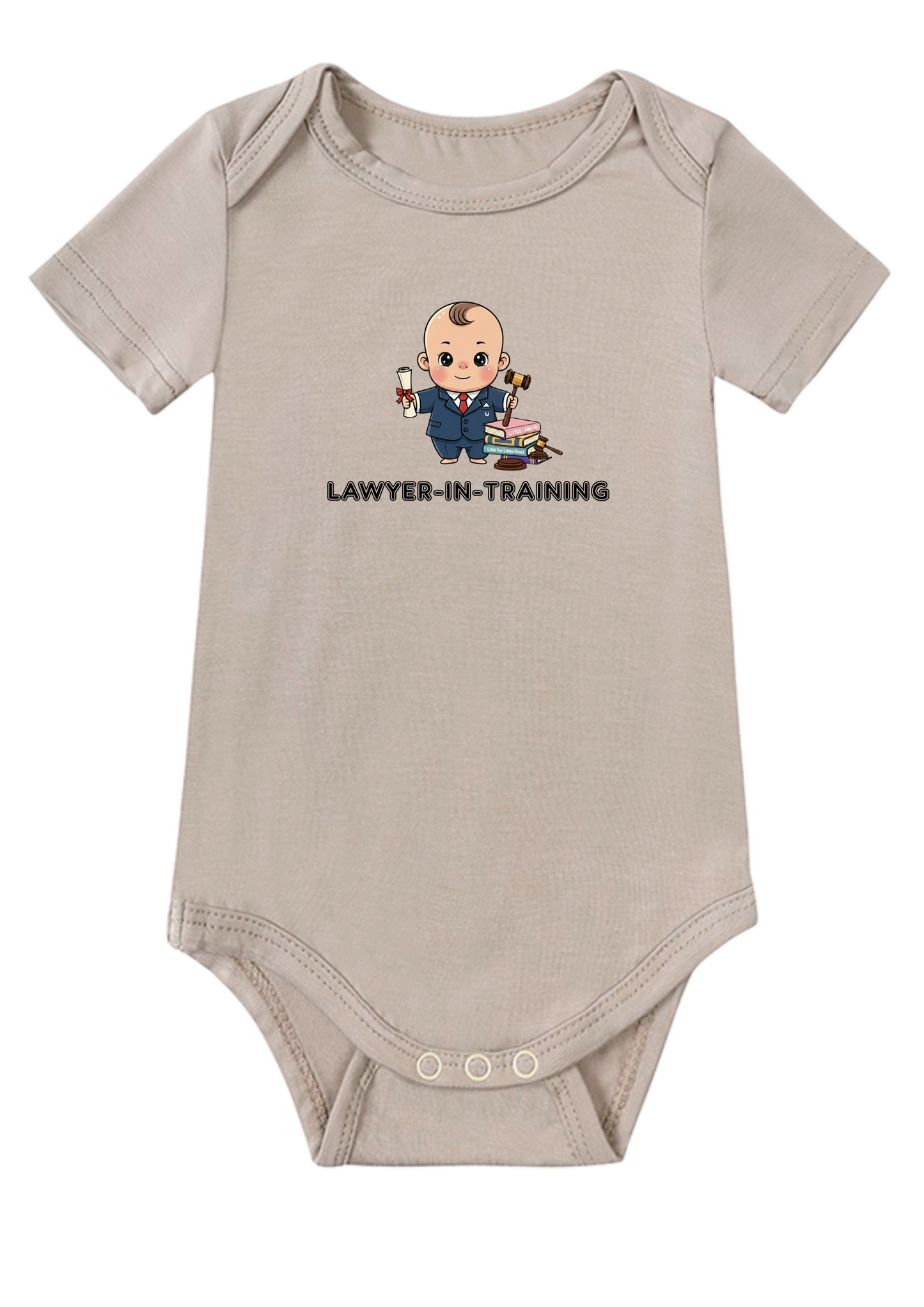 Lawyer-in-Training Onesie (Bamboo Cotton)
