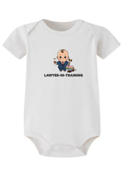Lawyer-in-Training Onesie (Organic Cotton)