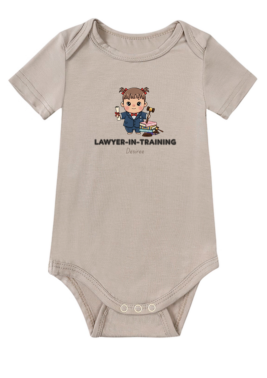 Lawyer-in-Training Onesie (Bamboo Cotton)