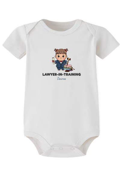 Lawyer-in-Training Onesie (Organic Cotton)