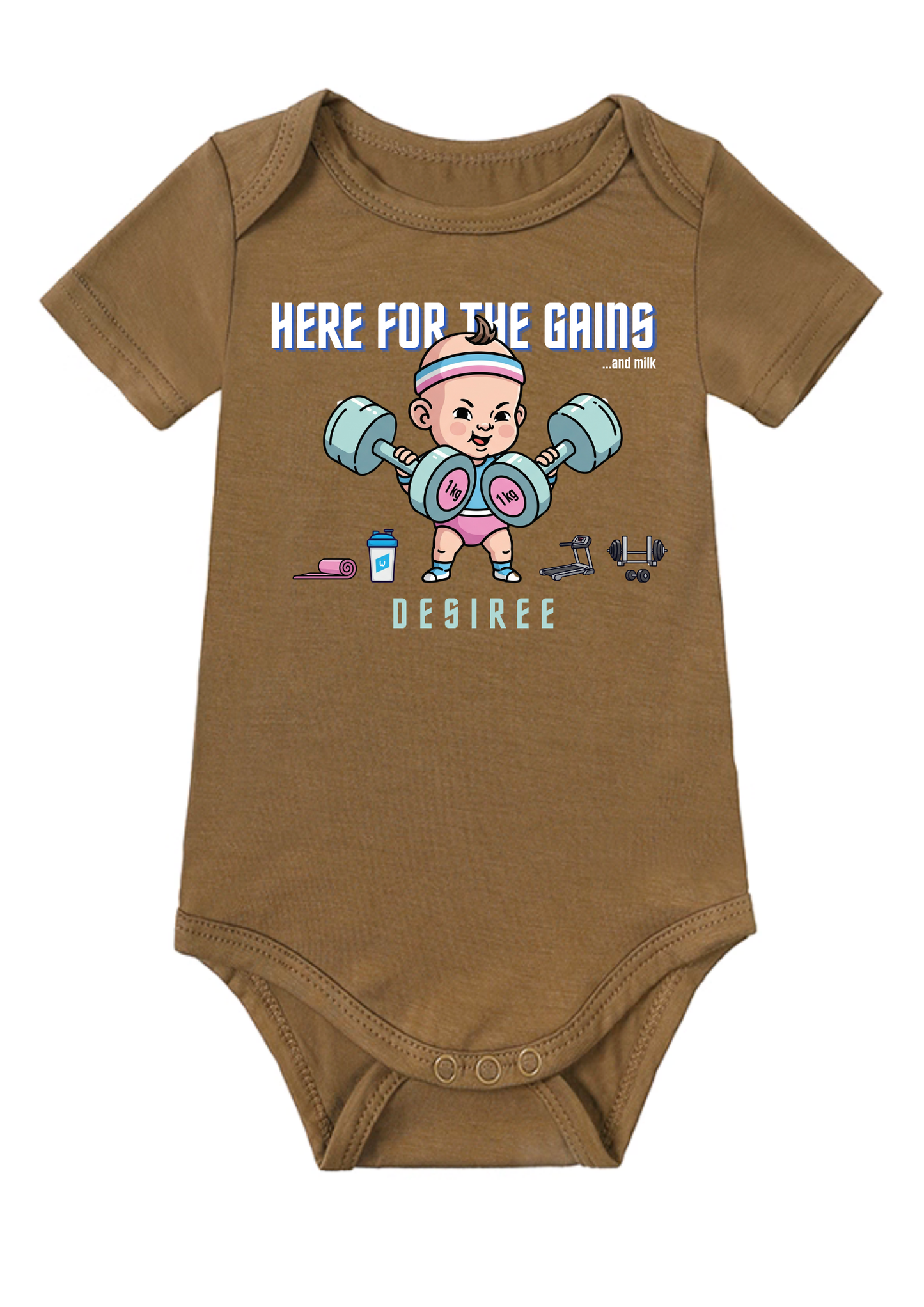 Little Gym Rat Onesie (Bamboo Cotton)