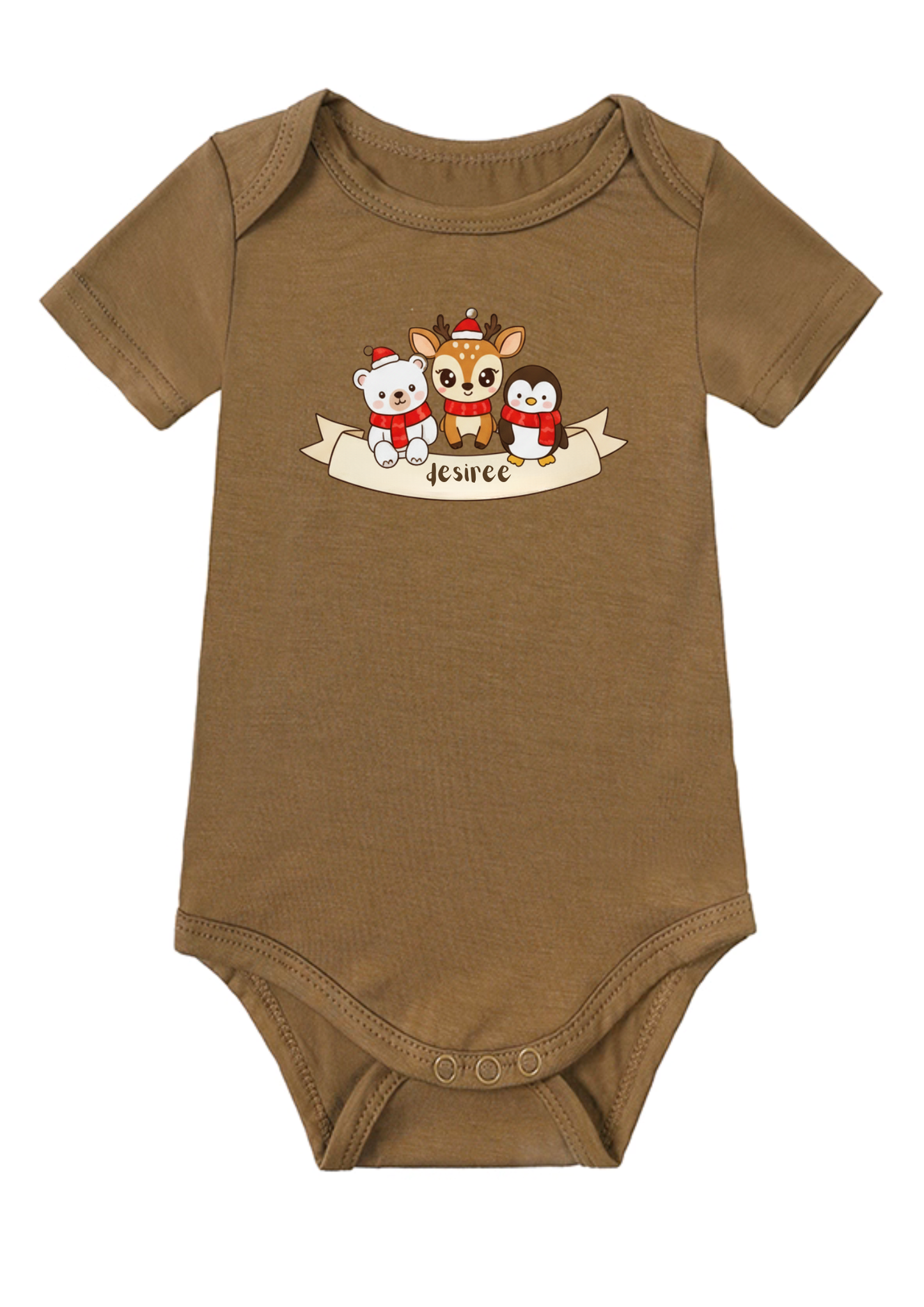 Merry 3 Friends Baby Onesie