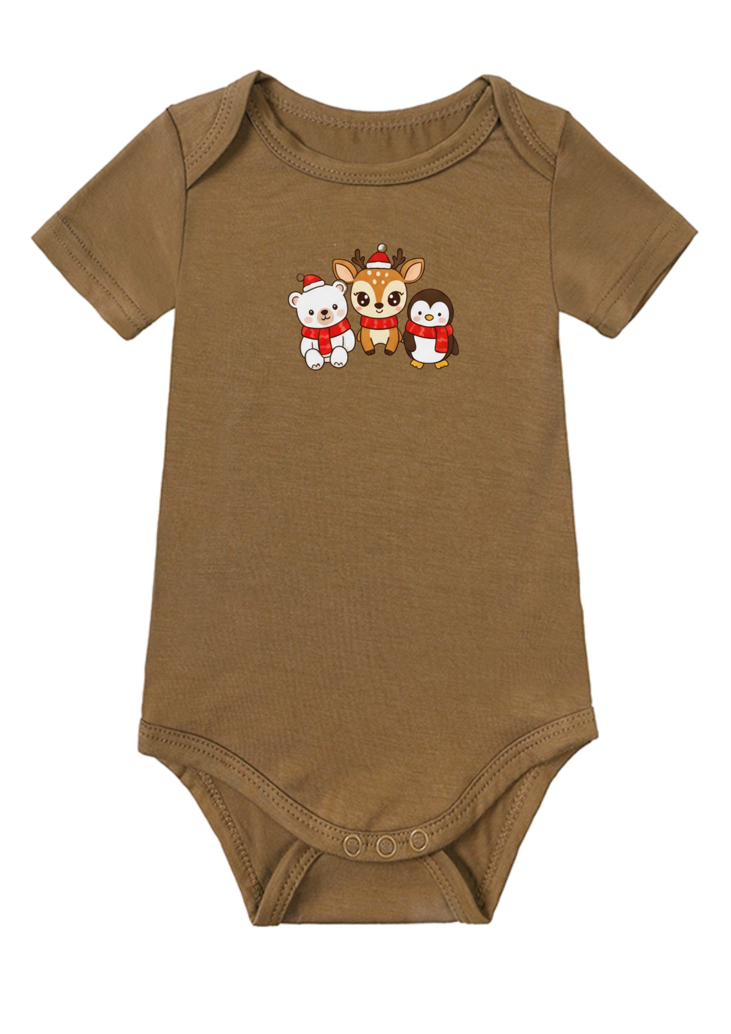 Merry 3 Friends Baby Onesie