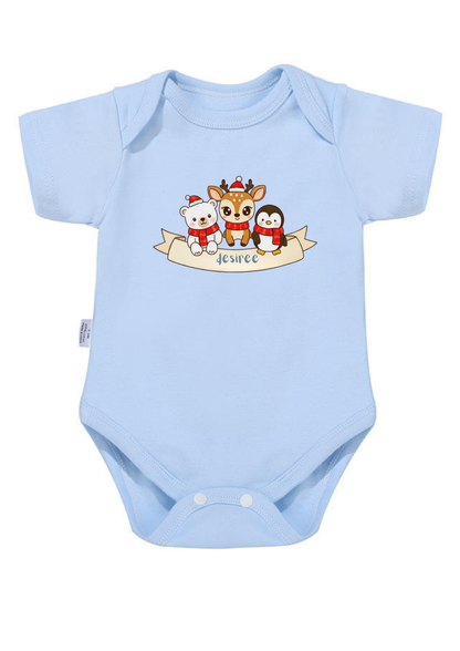 Merry 3 Friends Baby Onesie