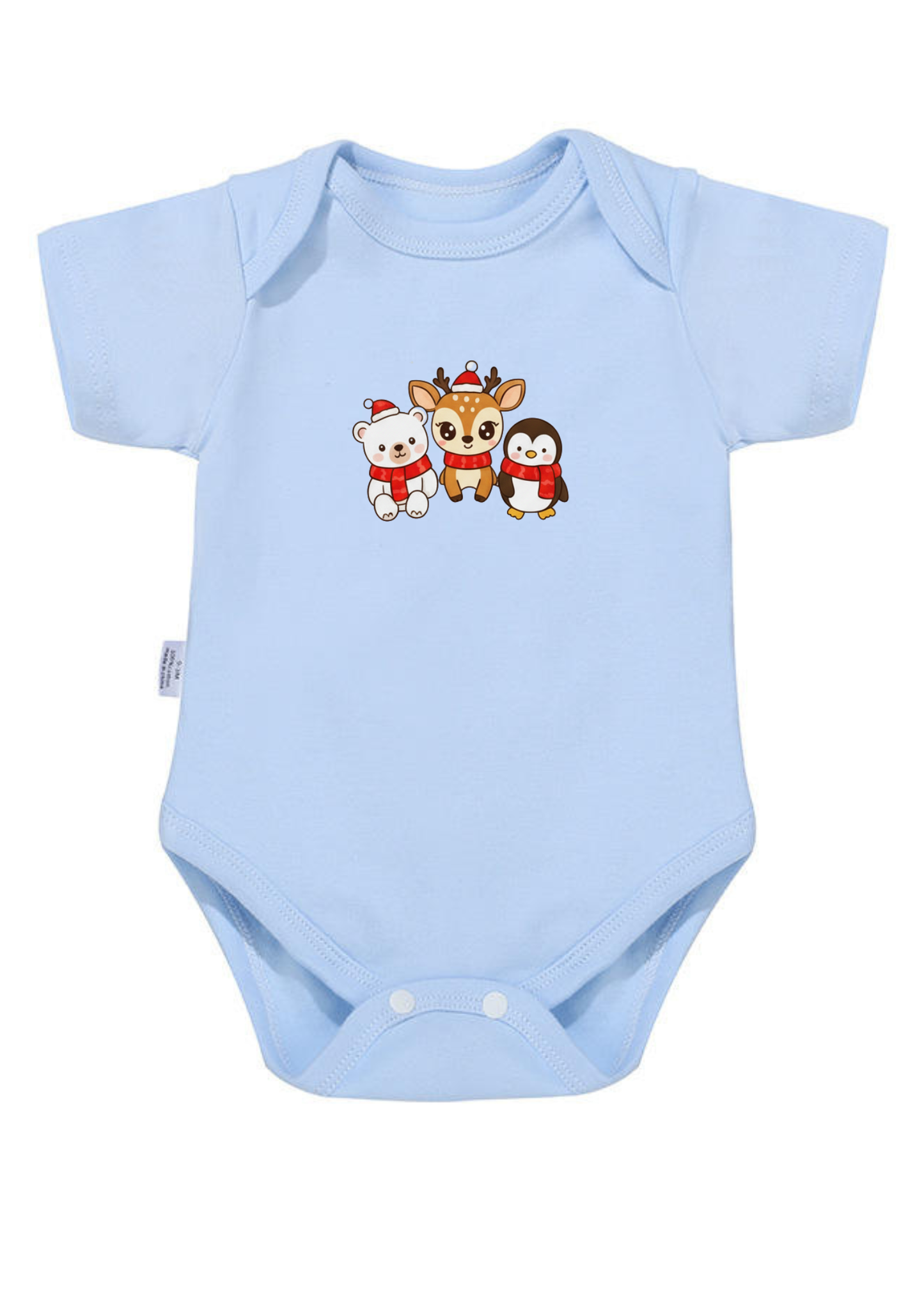 Merry 3 Friends Baby Onesie
