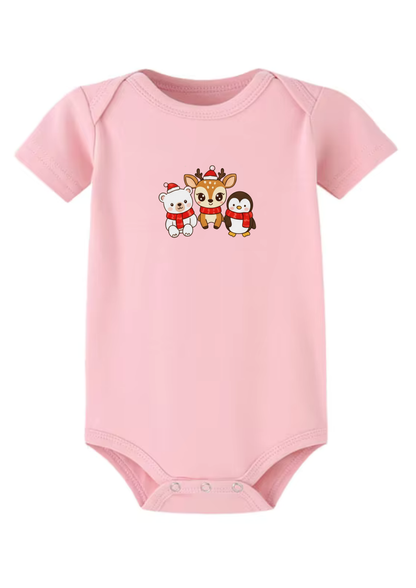 Merry 3 Friends Baby Onesie