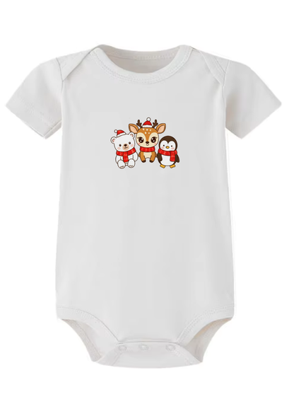 Merry 3 Friends Baby Onesie