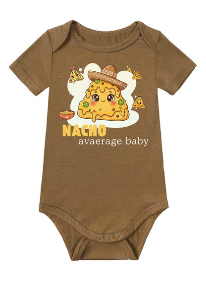 NACHO Average Baby Onesie (Bamboo Cotton)