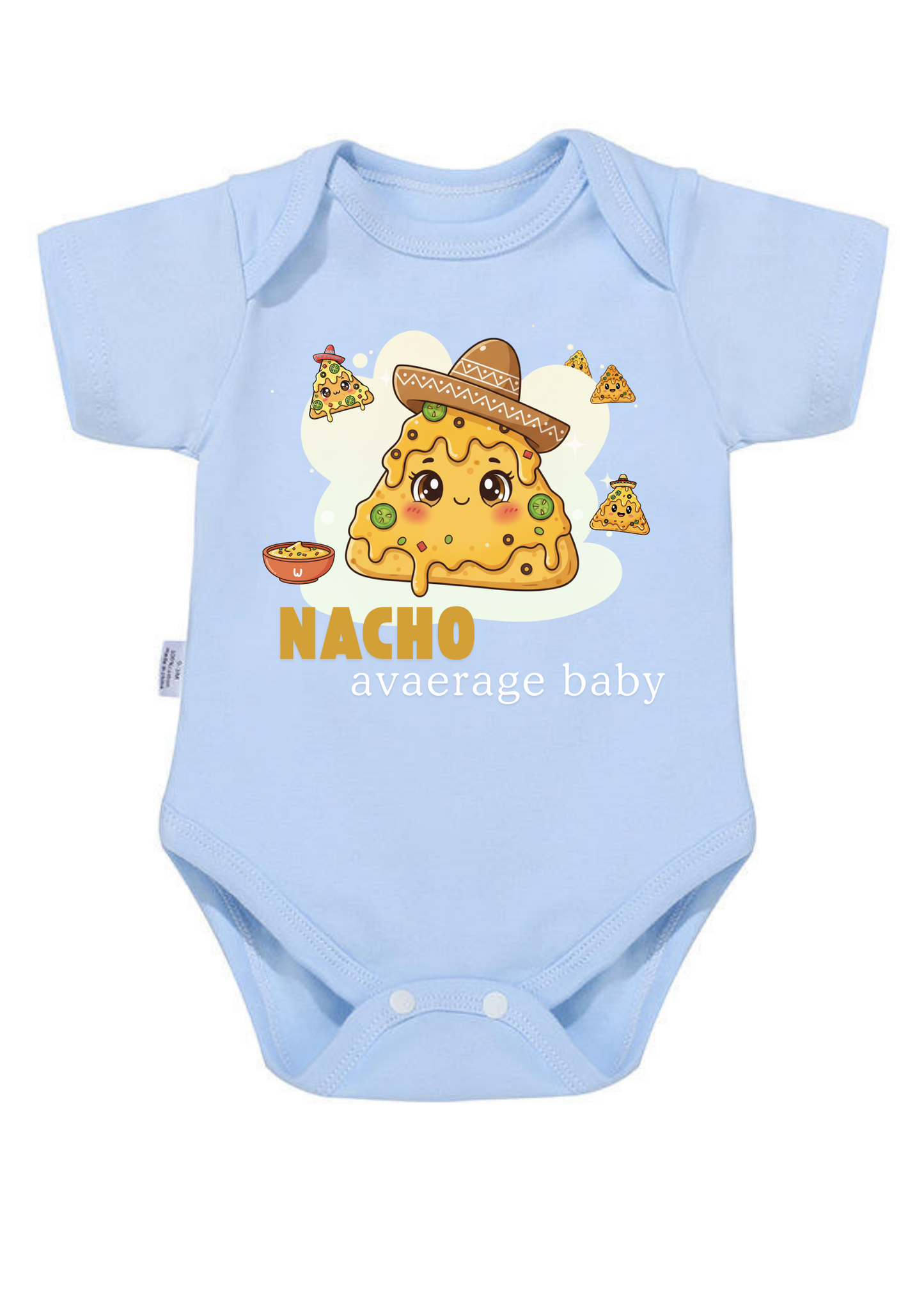 NACHO Average Baby Onesie (Organic Cotton)