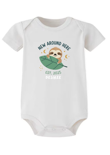 New Around Here Baby Onesie