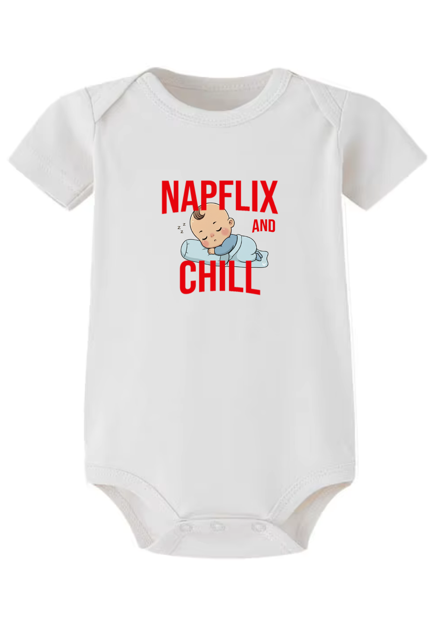 Napflix and Chill Baby Onesie