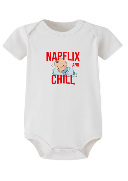 Napflix and Chill Baby Onesie