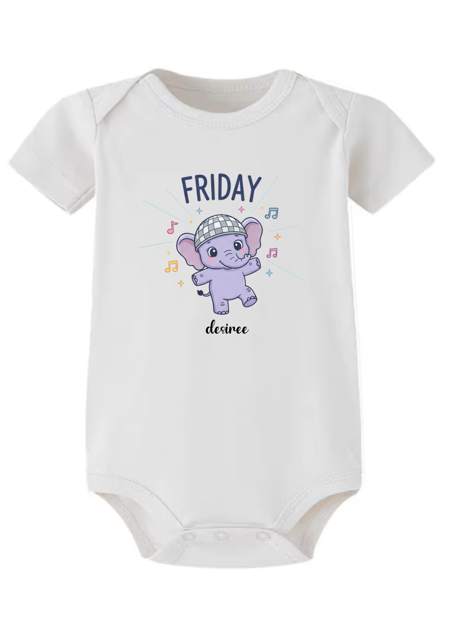 7 Days a Week Baby Onesie