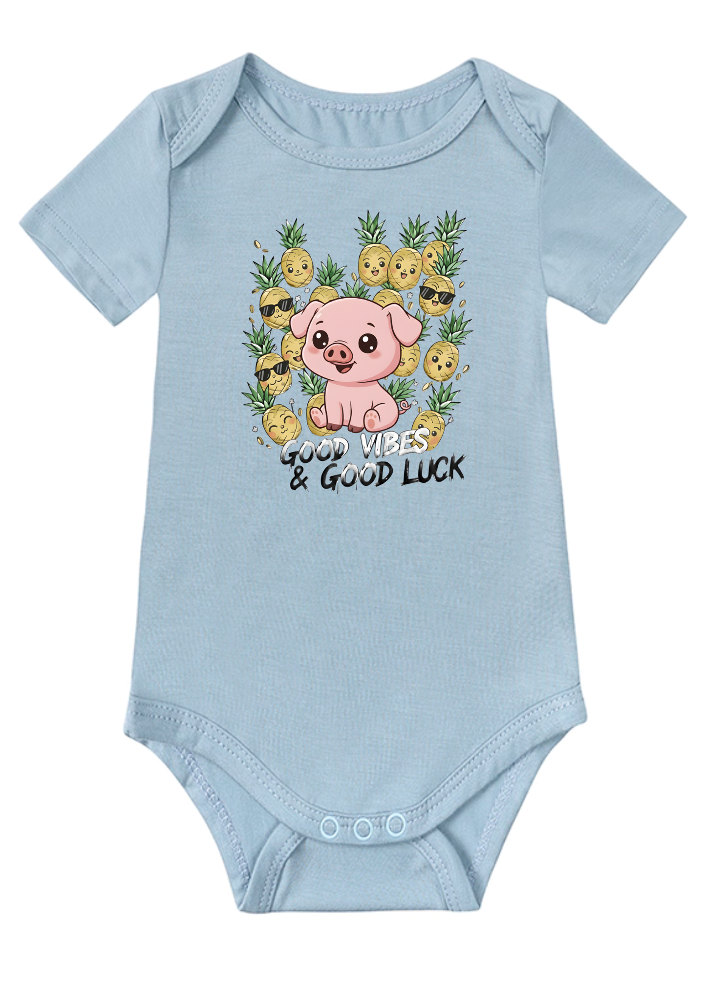 GVGL Pig Zodiac Baby Onesie