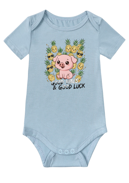GVGL Pig Zodiac Baby Onesie