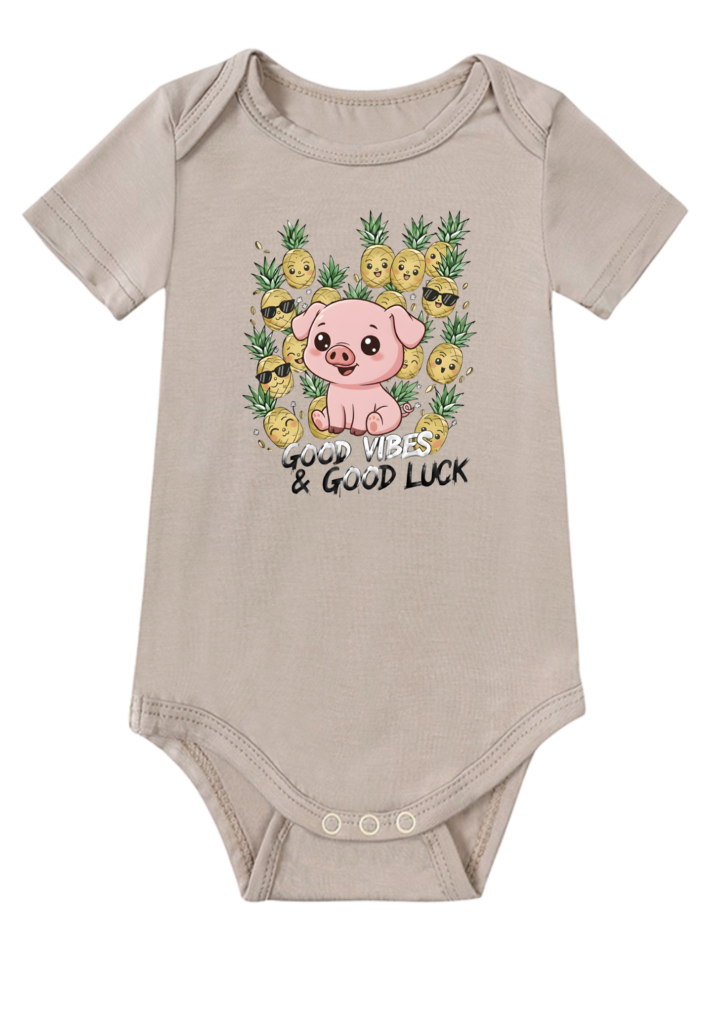 GVGL Pig Zodiac Baby Onesie