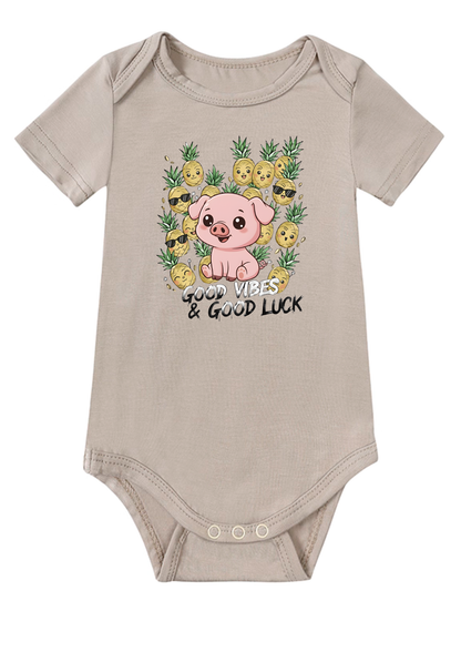 GVGL Pig Zodiac Baby Onesie