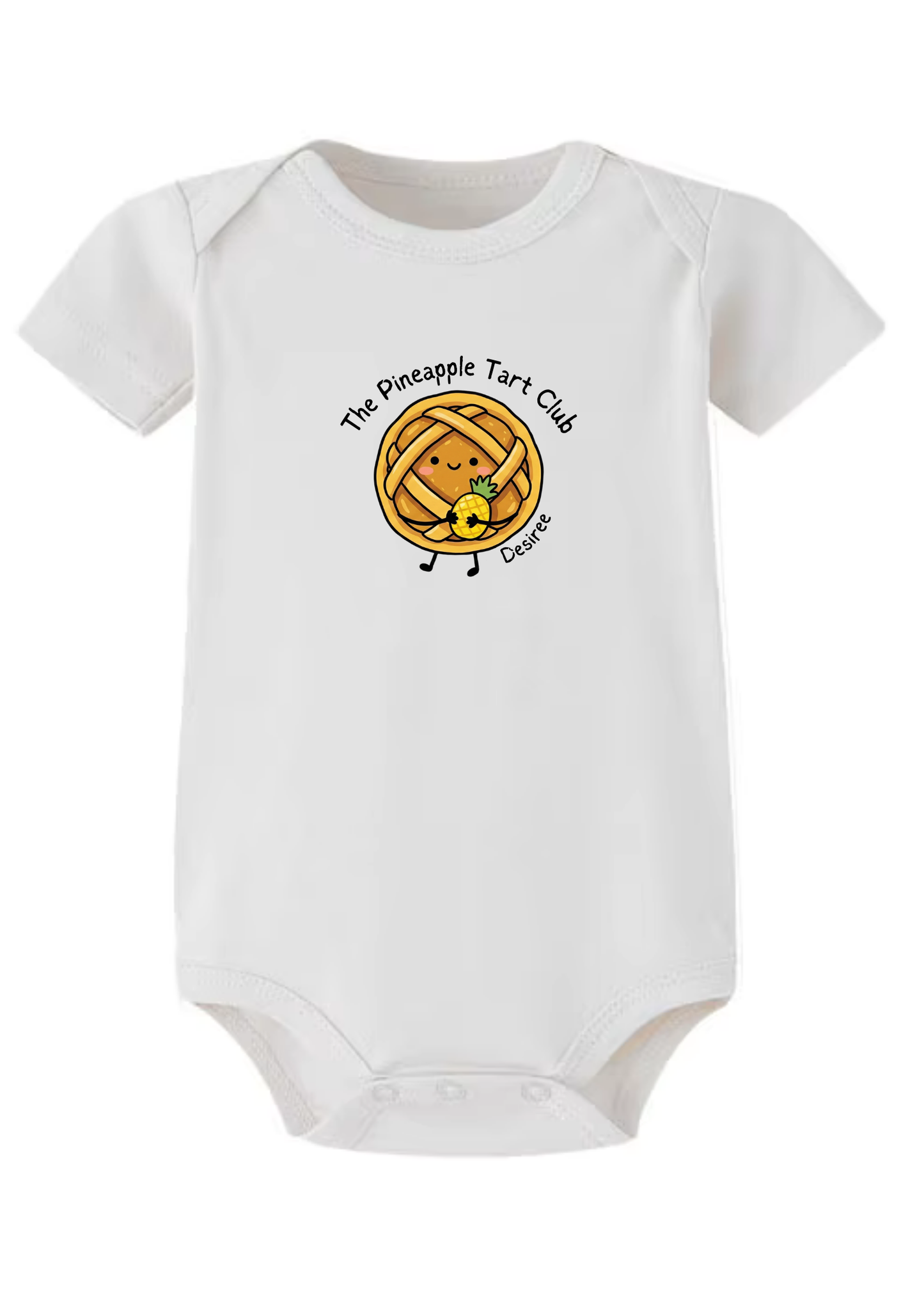The Pineapple Tart Club Baby Onesie