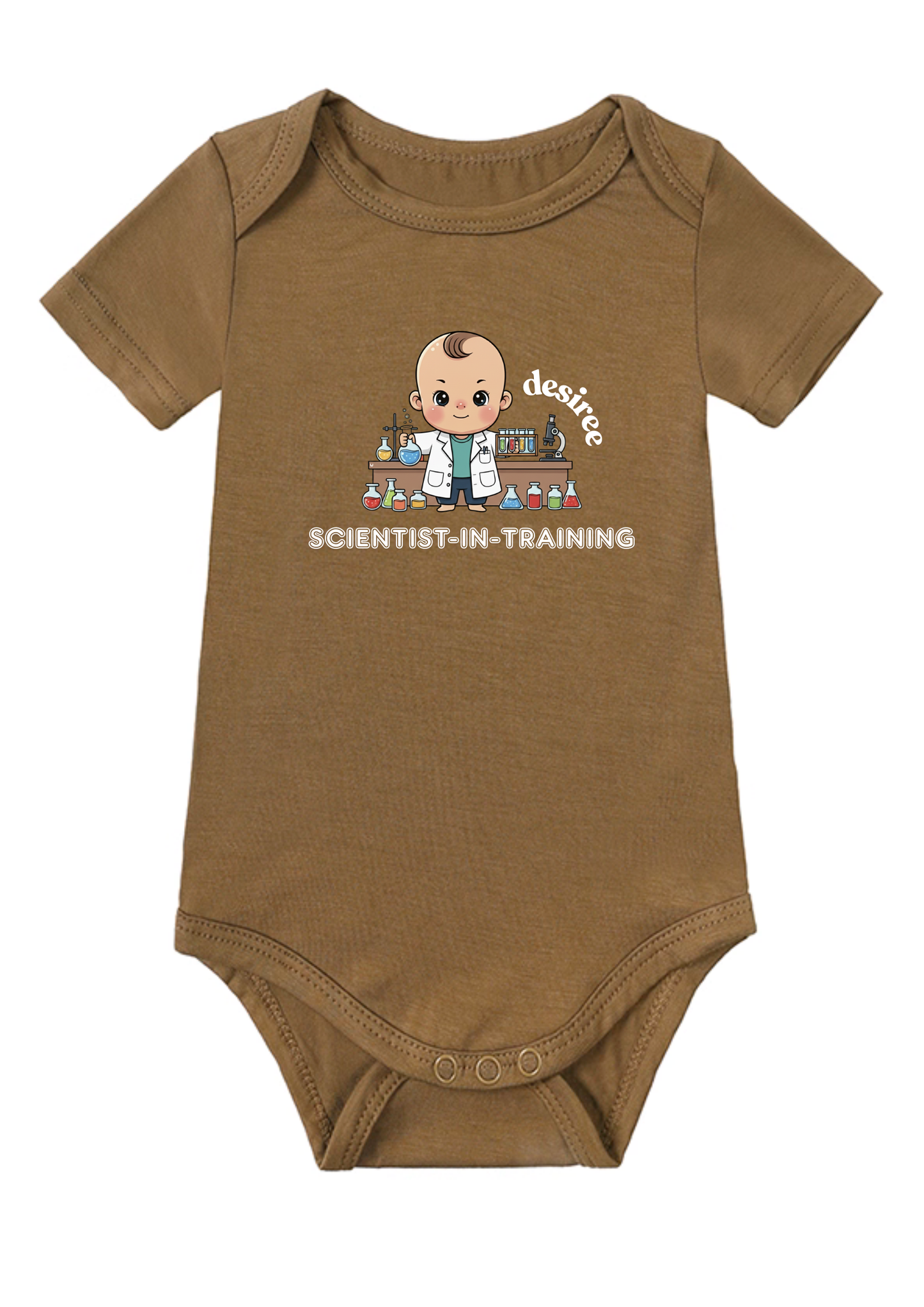 Scientist-in-Training Onesie (Bamboo Cotton)