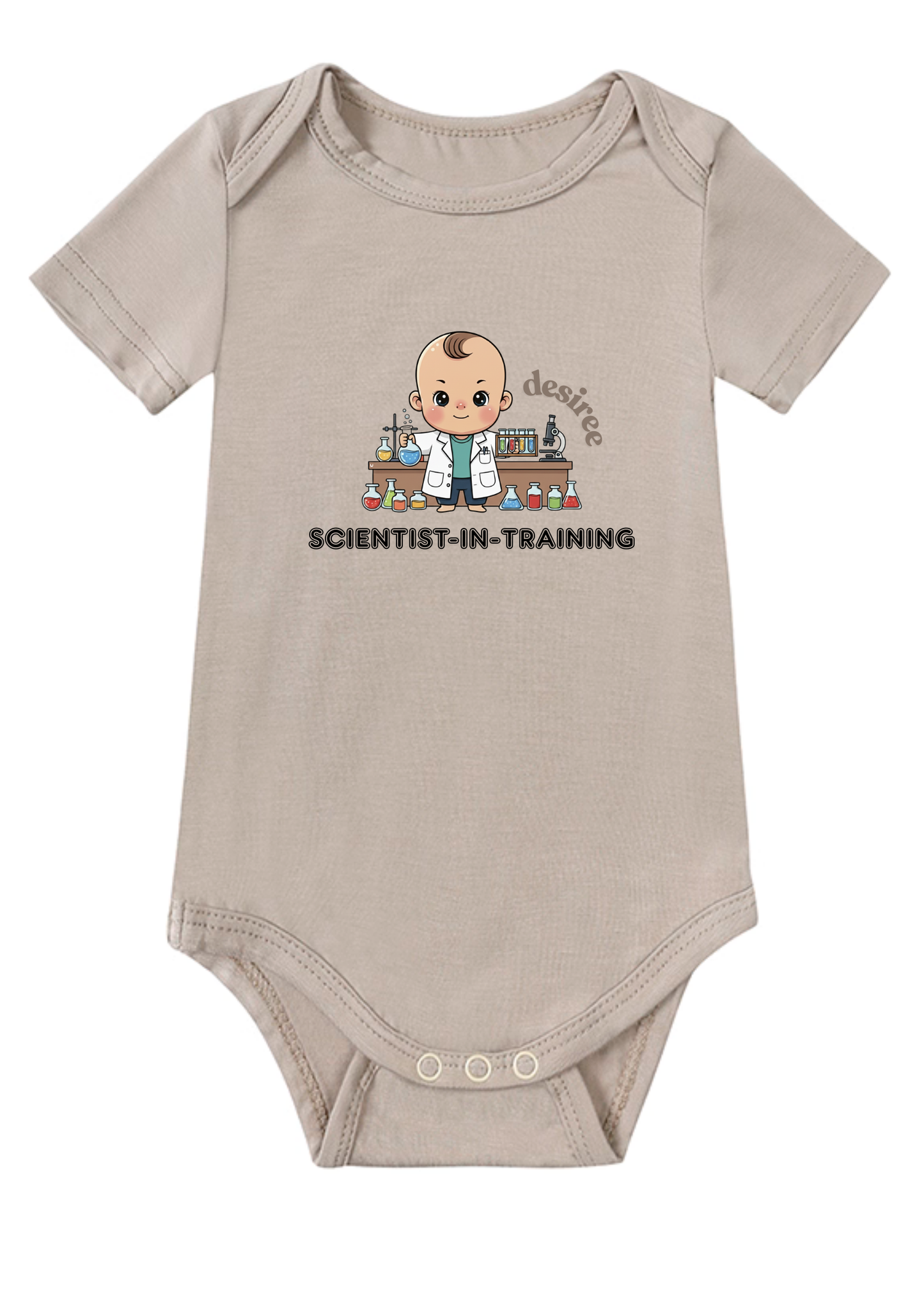Scientist-in-Training Onesie (Bamboo Cotton)