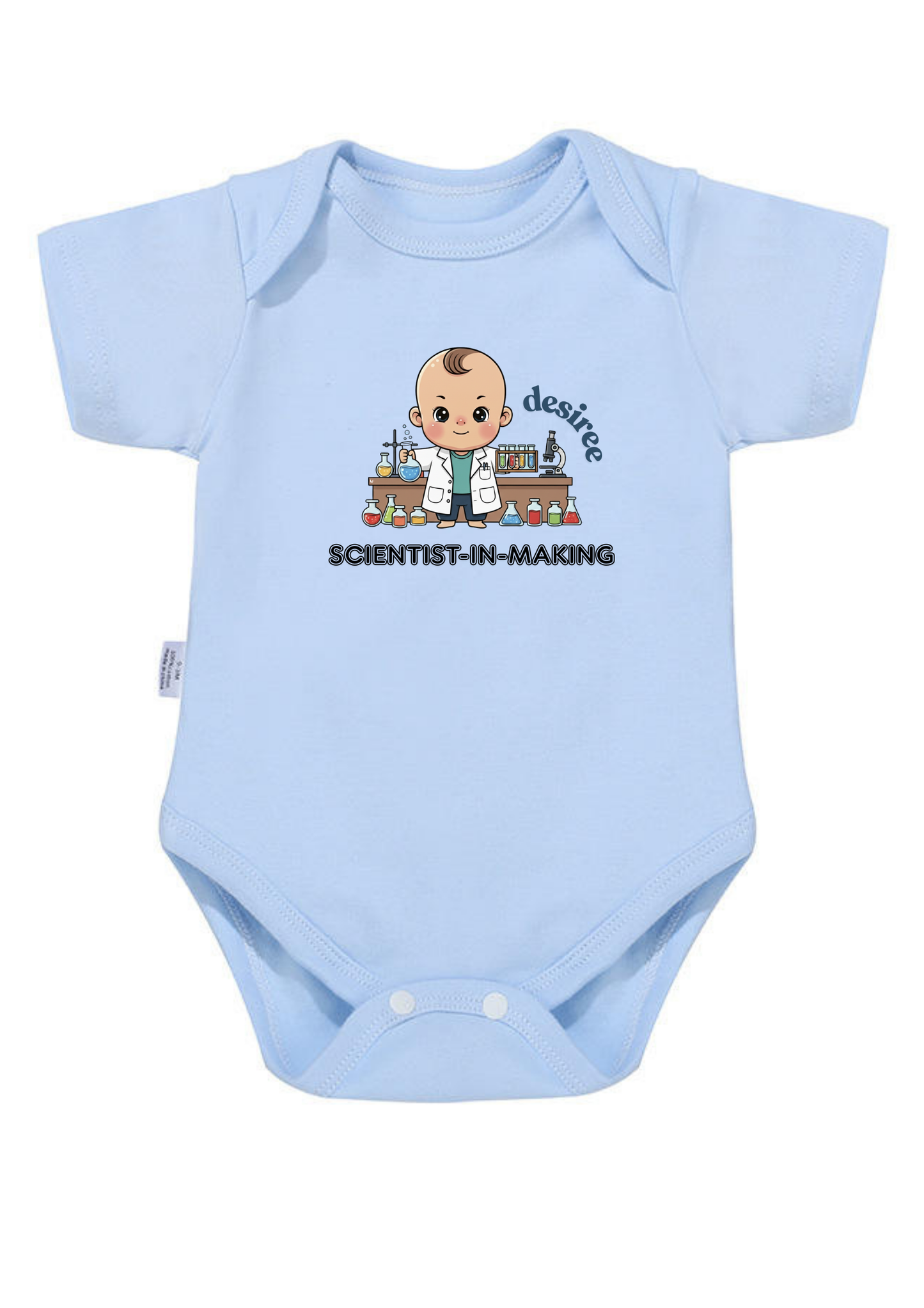 Scientist-in-Making Onesie (Organic Cotton)