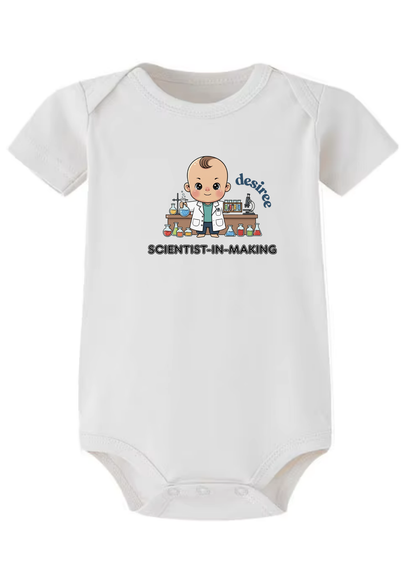 Scientist-in-Making Onesie (Organic Cotton)