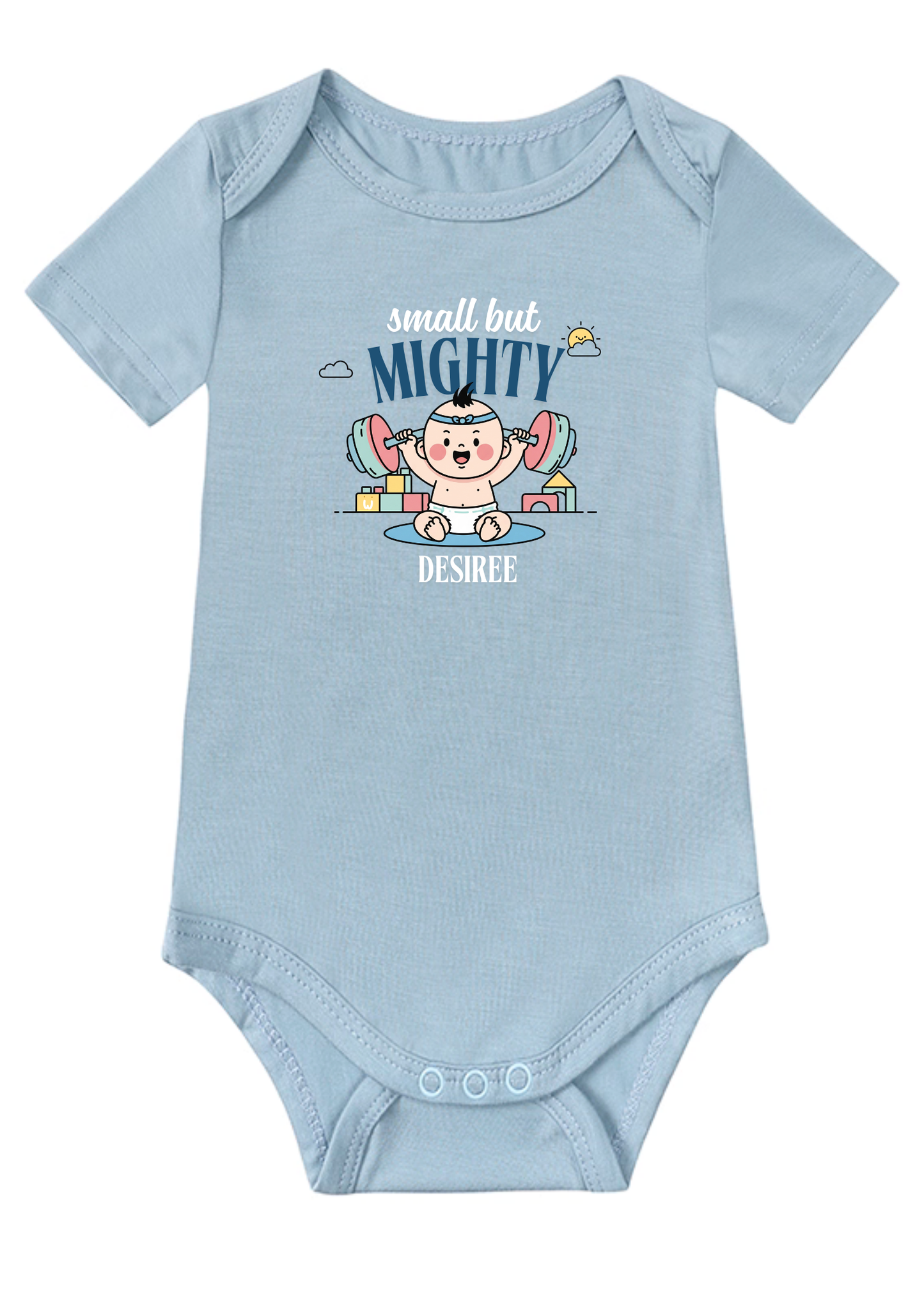 Small but Mighty Baby Onesie