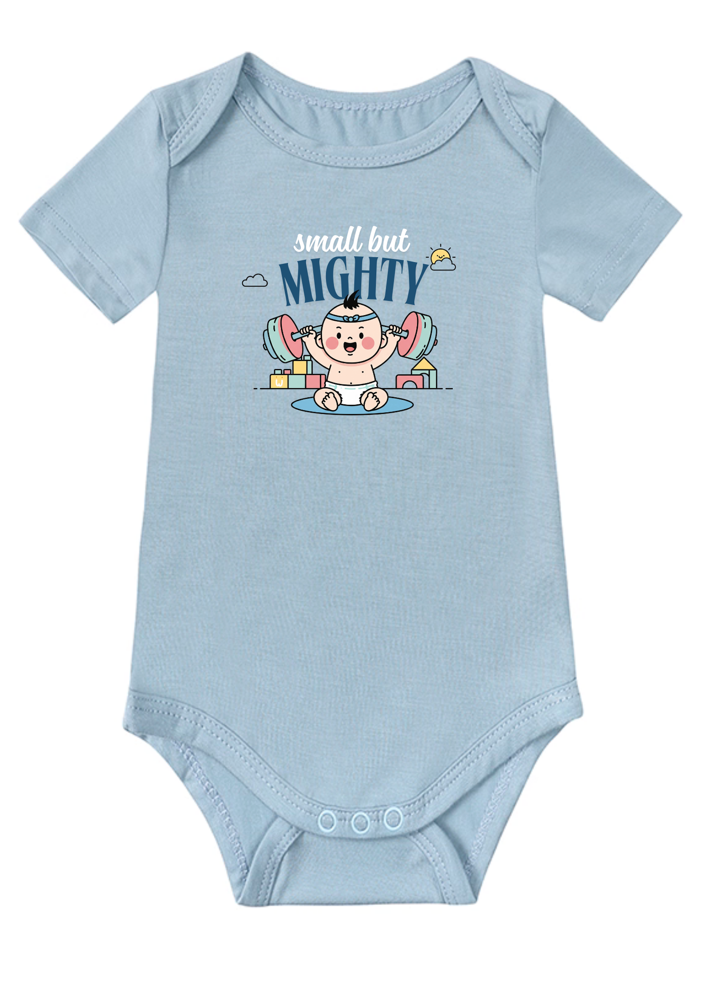 Small but Mighty Baby Onesie