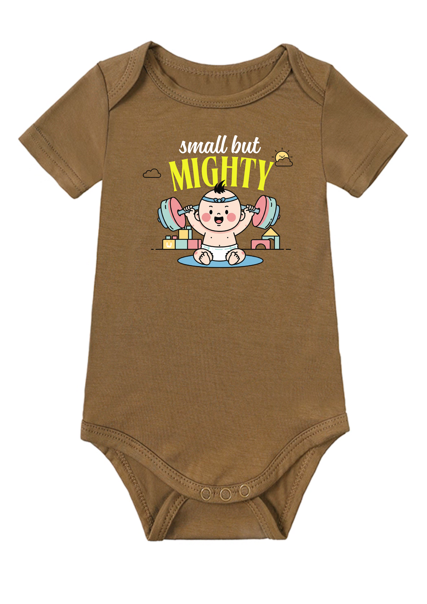 Small but Mighty Onesie  (Bamboo Cotton)