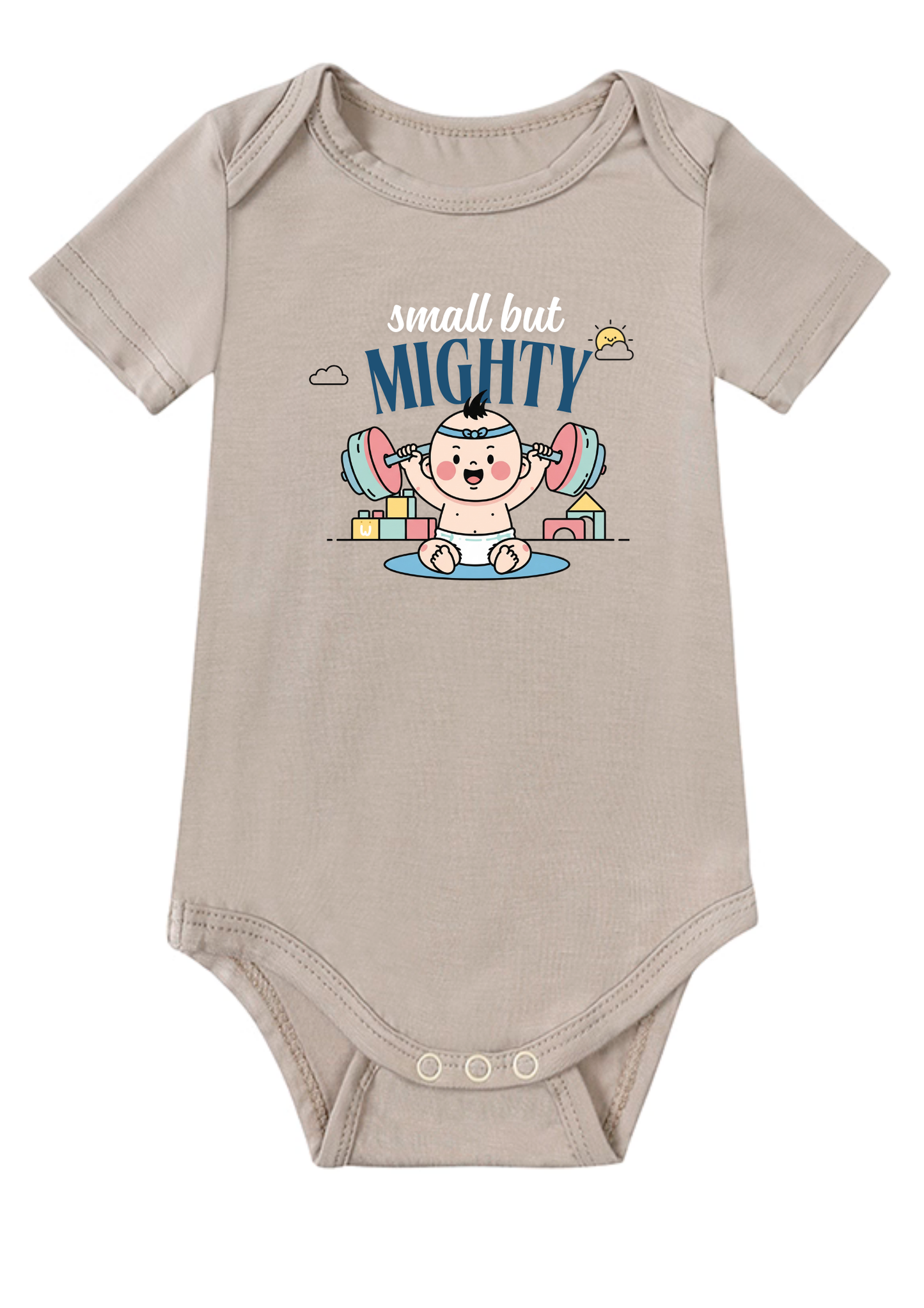 Small but Mighty Onesie  (Bamboo Cotton)