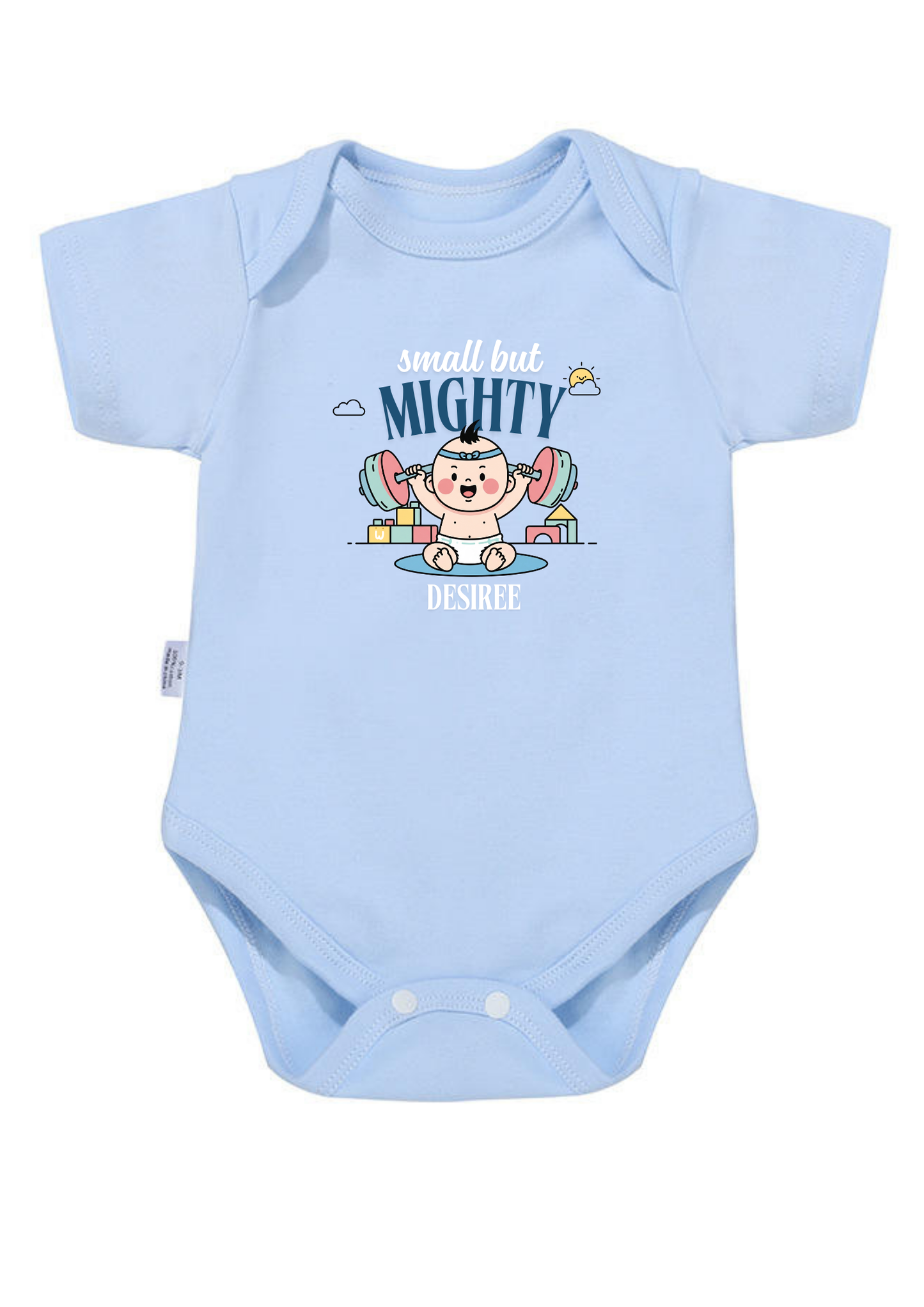 Small but Mighty Baby Onesie
