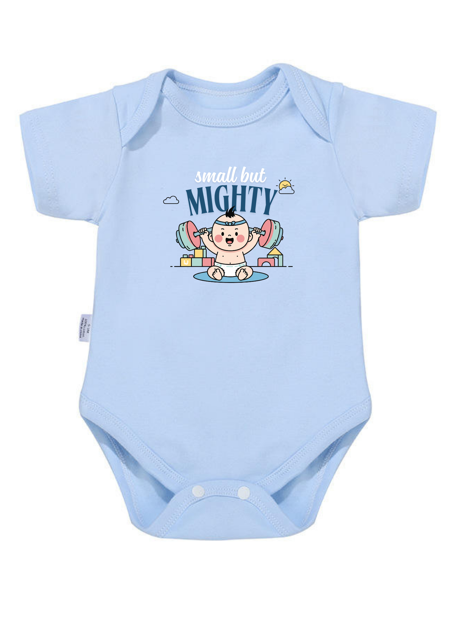 Small but Mighty Baby Onesie