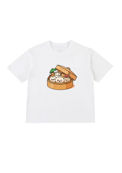 Steamed Up With Cuteness Kids T-Shirt