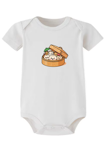 Steamed Up With Cuteness Onesie (Organic Cotton)