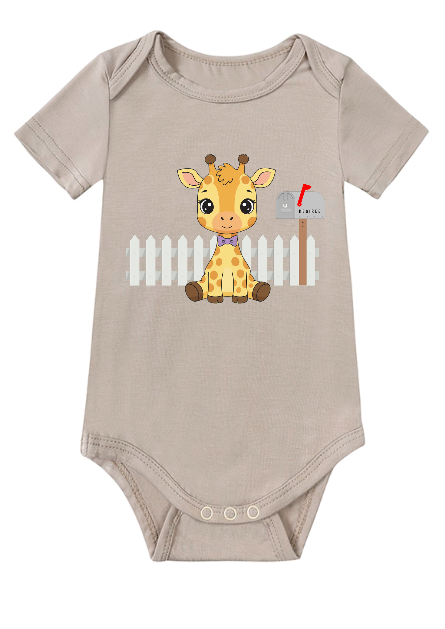 Sunny Giraffe Onesie (Bamboo Cotton)